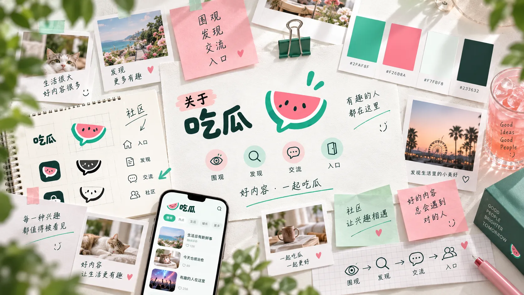 吃瓜网内容浏览视觉图