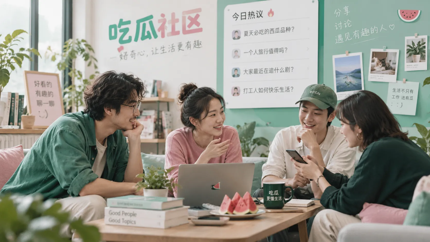 社区讨论视觉图