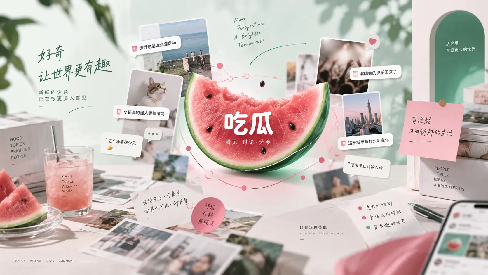 吃瓜热点内容视觉图
